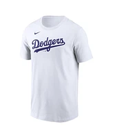 Nike Men's Shohei Ohtani White Los Angeles Dodgers 2024 Fuse Name Number T-Shirt