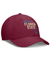 Nike Men's Garnet Florida State Seminoles Local Swoosh Flex Hat