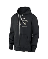 Nike Men's Black West Virginia Mountaineers On-Court Performance Full-Zip Hoodie
