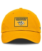 Fanatics Men's Gold Nashville Predators Authentic Pro Prime Adjustable Hat