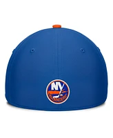 Fanatics Men's Royal/Orange New York Islanders Authentic Pro Rink Team Code Flex Hat