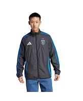 Adidas Men's Black/Blue San Jose Earthquakes 2025 Anthem Reversible Full-Zip Jacket