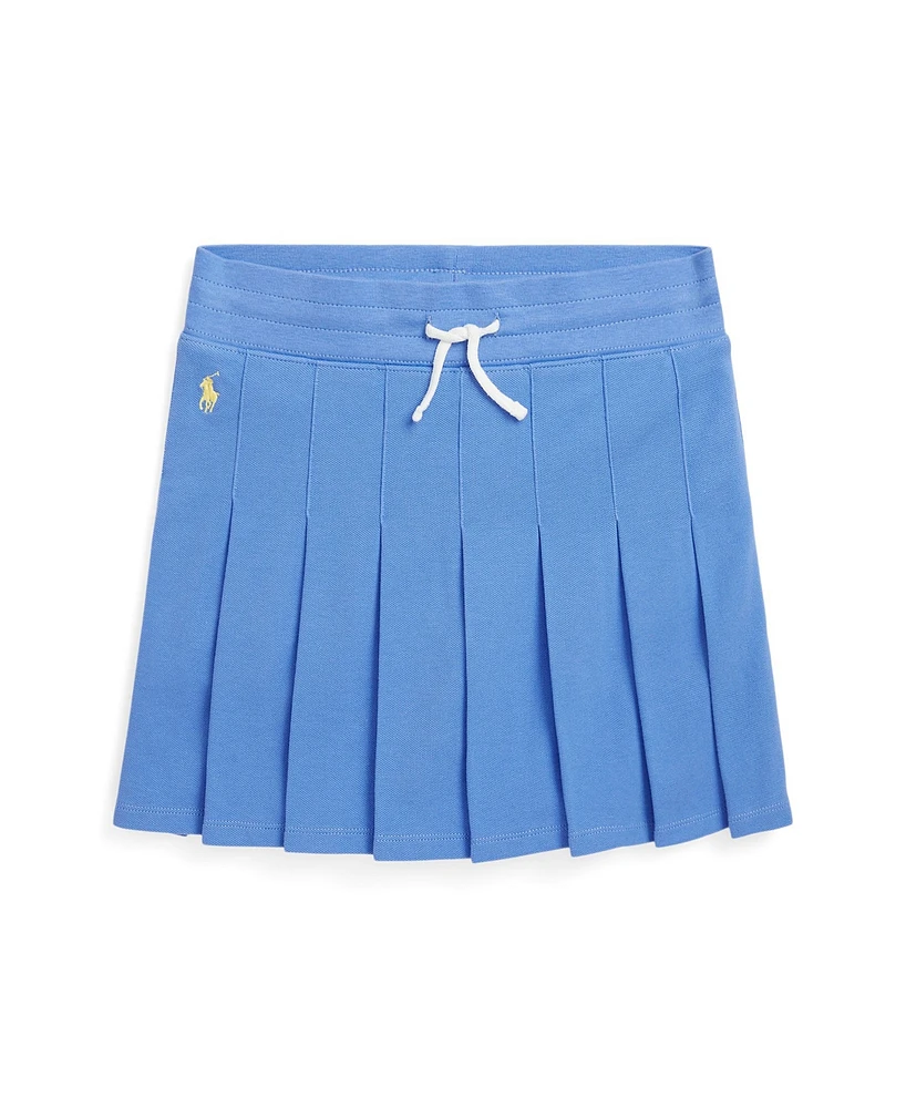 Polo Ralph Lauren Big Girls Pleated Stretch Mesh Skort