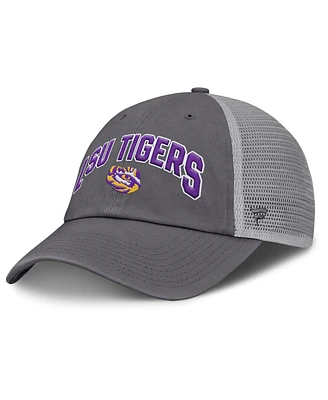 Fanatics Men's Charcoal Lsu Tigers Ionic Trucker Adjustable Hat