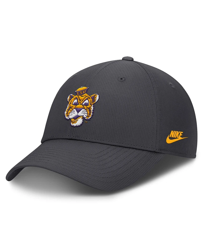 Nike Men's Charcoal Lsu Tigers Core Rise Vault Performance Adjustable Hat