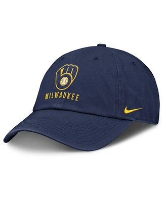 Nike Women's Navy Milwaukee Brewers Club Adjustable Hat