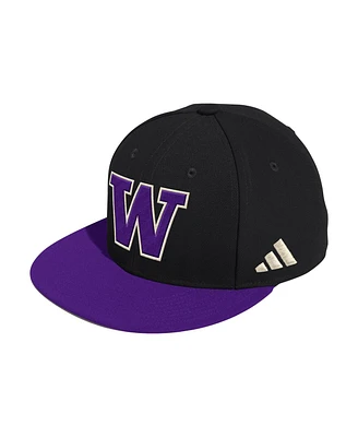 Adidas Men's Washington Huskies On-Field Fitted Baseball Hat