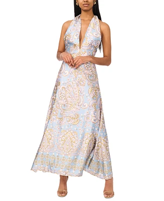 Parker Women's The Nia Printed V-Neck Maxi Dress
