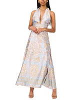 Parker Women's The Nia Printed V-Neck Maxi Dress