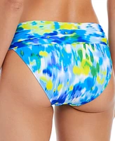 Bleu by Rod Beattie Women's Life's A Beach Printed Sarong Hipster Bikini Bottoms