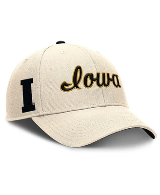 Nike Men's Natural Iowa Hawkeyes Primetime Rise Adjustable Hat