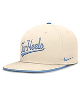 Nike Men's Natural North Carolina Tar Heels Primetime True Performance Fitted Hat