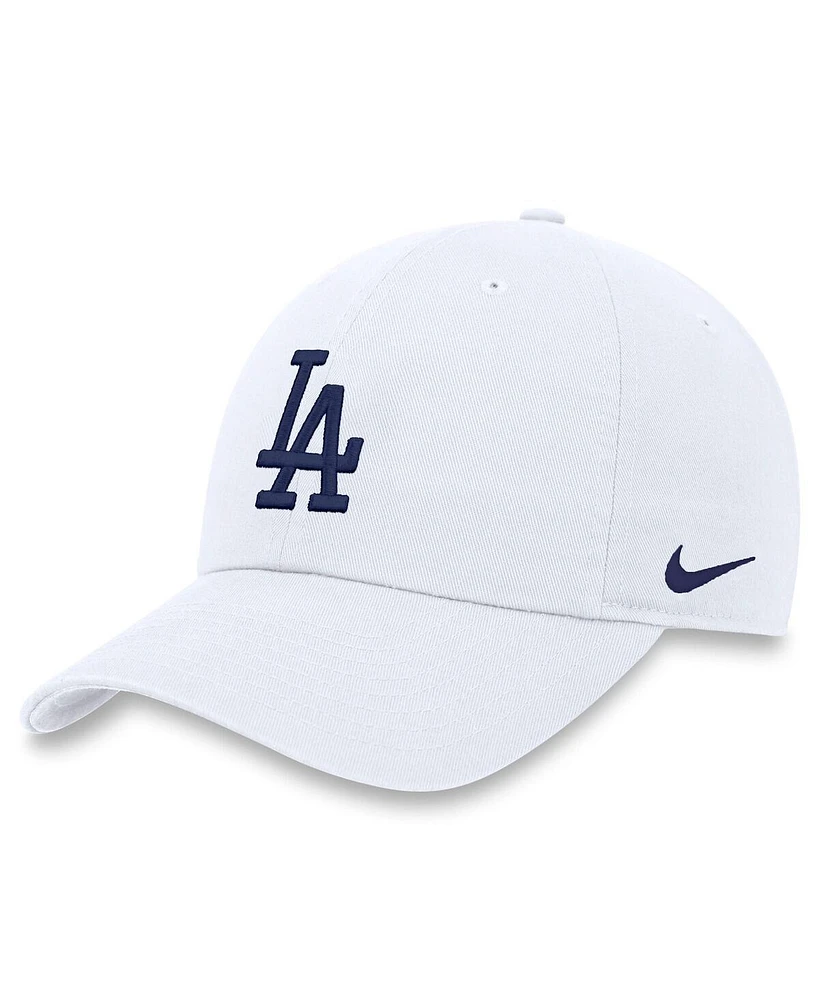 Nike Men's White Los Angeles Dodgers Club Adjustable Hat