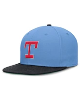 Nike Men's Light Blue/Navy Texas Rangers True Primetime Two-Tone Performance Fitted Hat