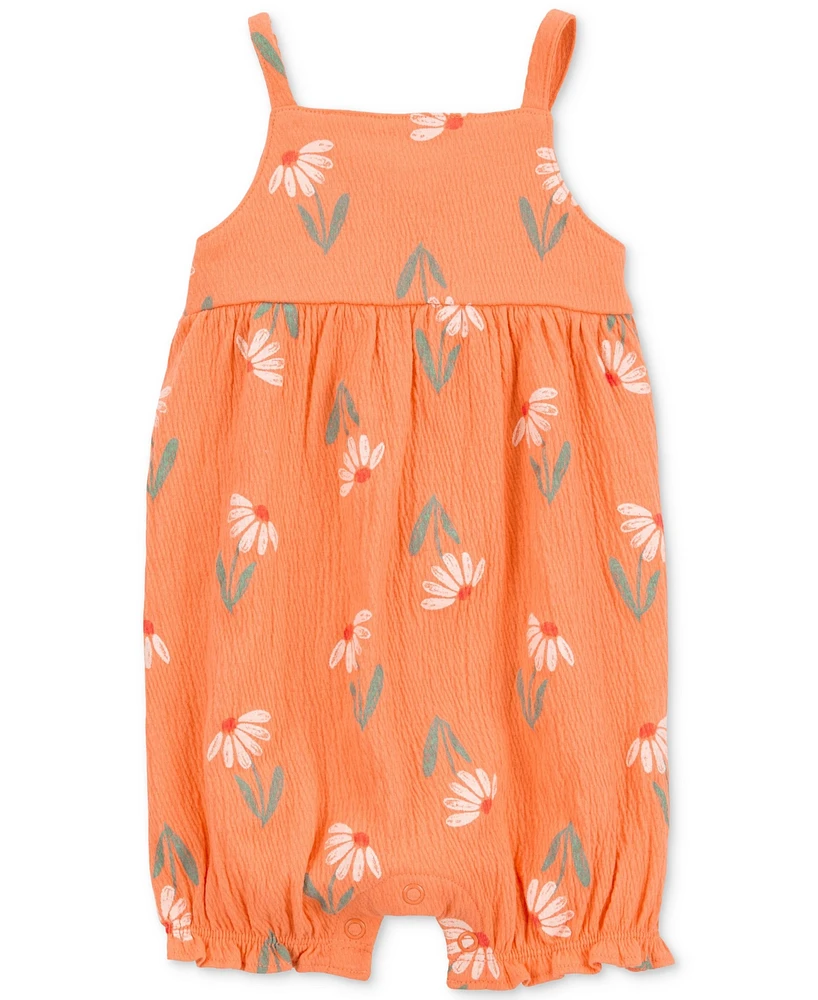 Carter's Baby Girls Floral Tank Romper