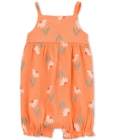 Carter's Baby Girls Floral Tank Romper