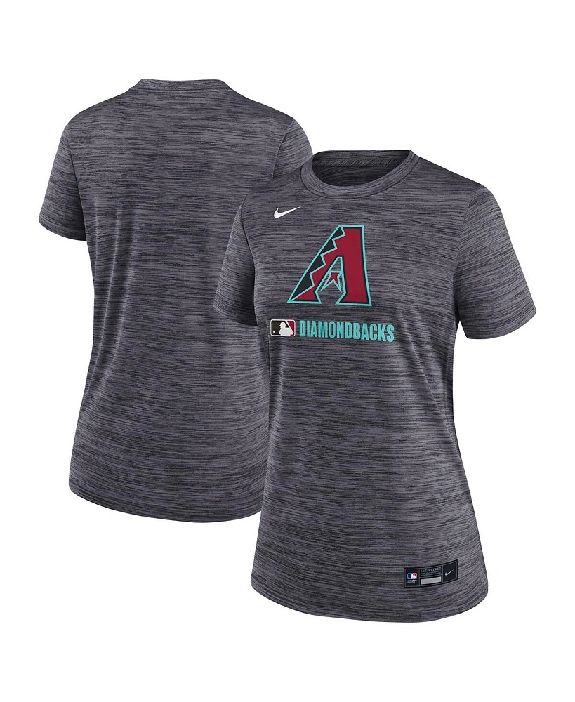 Nike Women's Black Arizona Diamondbacks Authentic Collection Velocity Performance T-Shirt