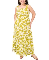Vince Camuto Plus Square-Neck Sleeveless Maxi Dress
