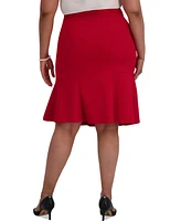 Kasper Women's Flared-Hem Skirt, Regular & Plus Sizes