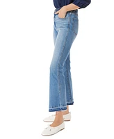 Sam Edelman Women's Mid-Rise Kick Flare Jeans
