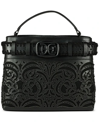 Sam Edelman Willette Floral Dyecut Leather Satchel