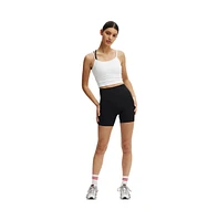 Cotton On Women's Ultra Soft Rib Bike Short