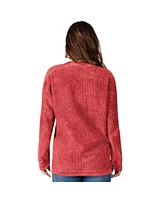 G-iii 4Her by Carl Banks Women's Red Philadelphia Phillies Comfy Cord Pullover Sweatshirt