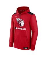 Nike Men's Red Cleveland Guardians Authentic Collection Performance Pullover Hoodie