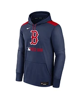 Nike Men's Navy Boston Red Sox Authentic Collection Performance Pullover Hoodie