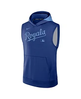 Nike Men's Royal Kansas City Royals Authentic Collection Performance Sleeveless Pullover Hoodie