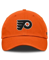 Fanatics Men's Orange Philadelphia Flyers Core Primary Logo Adjustable Hat