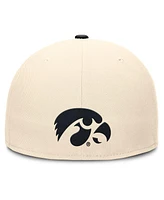 Nike Men's Natural Iowa Hawkeyes Primetime True Performance Fitted Hat