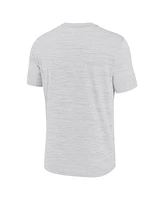 Nike Men's Ash Lsu Tigers Velocity Baseball Wordmark Stack Performance T-Shirt