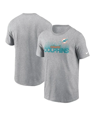 Nike Men's Heather Gray Miami Dolphins Local Essential T-Shirt