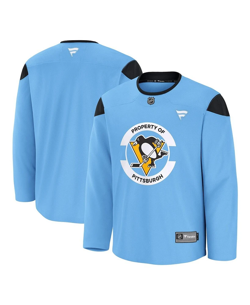 Fanatics Men's Blue Pittsburgh Penguins Home Practice Jersey