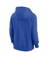 Nike Women's Royal Duke Blue Devils Oversize Lockup Phoenix Full-Zip Hoodie Jacket