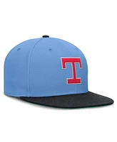 Nike Men's Light Blue/Navy Texas Rangers True Primetime Two-Tone Performance Fitted Hat