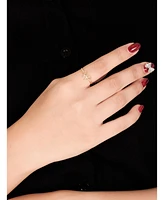 Devata Bow Ring in 14K Gold, Size approx. grams