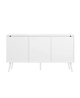 Modern Cabinet with 2 Doors and 3 Drawers, Suitable for Living Rooms, Studies, and Entrances