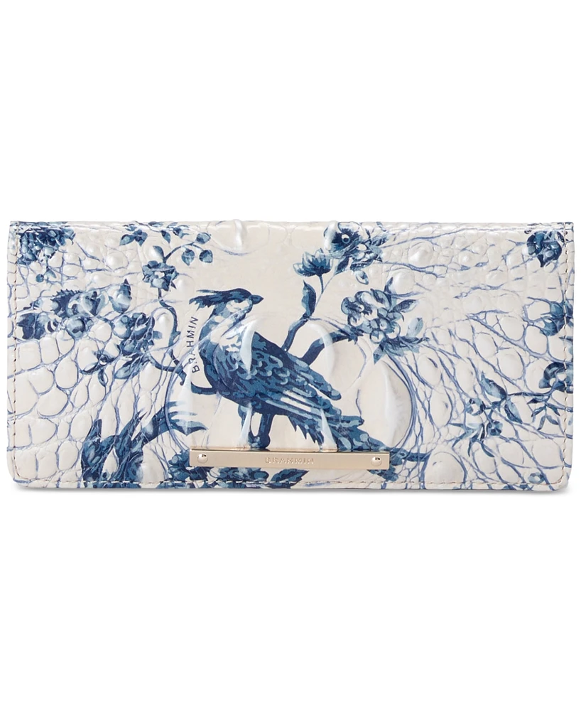 Brahmin Ady Melbourne Embossed Leather Wallet
