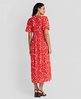 Seraphine Women's Maternity Nursing Midi Dress