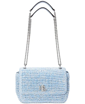 Lauren Ralph Woven Sophee Crossbody Bag