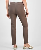 Jm Collection Women's Studded-Rivet Pants, Regular & Short Lengths