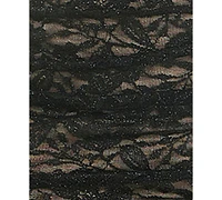 Juniors' Sleeveless Glitter Lace Illusion Gown, Created for Macy's