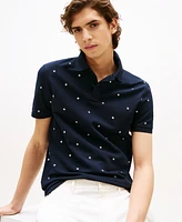 Tommy Hilfiger Men's All Over Star Print Polo Shirt
