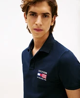 Tommy Hilfiger Men's Flag Regular Fit Polo Shirt