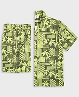 Mode Of One Mens Vacation Palm Camp Shirt Shorts Exclusively At Macys