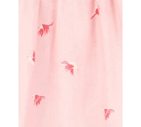Carter's Baby Girls Cotton Bird-Print Tank Romper