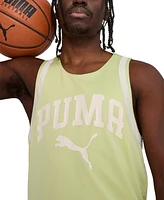 Puma Men's Dunked Floral Regular-Fit Reversible Mesh Tank