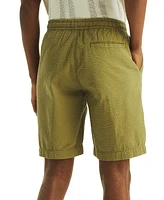 Nautica Men's Seersucker Drawstring 9-1/2" Shorts